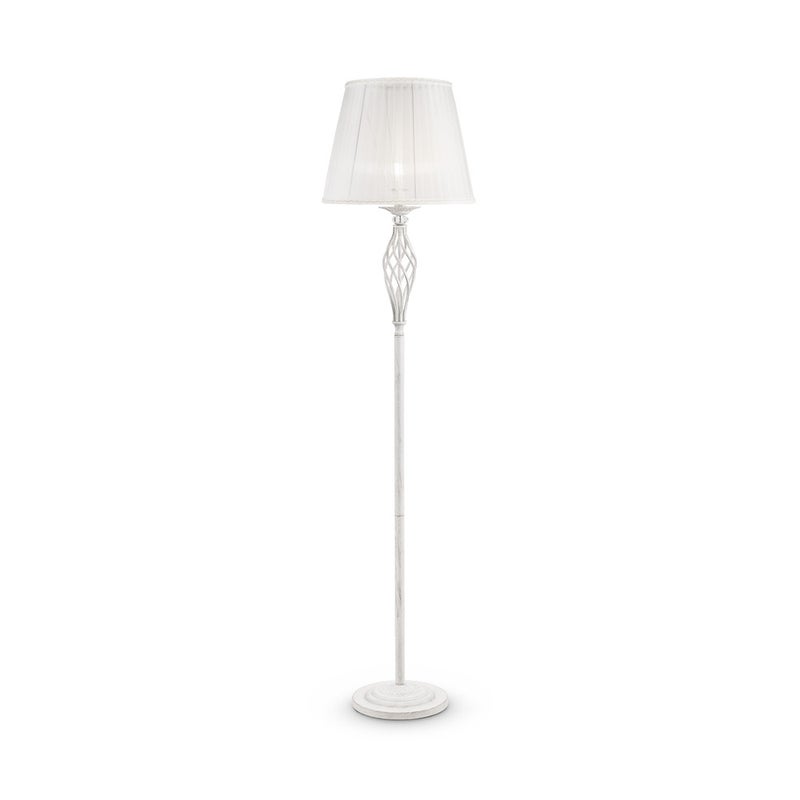 Lampa podłogowa stojąca Grace biała 1xE14x40W wym: 165 x 38 x 38 cm tkanina Maytoni