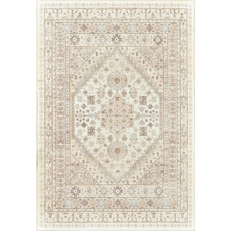 Dywan do salonu 40*60 cm beżowy, imitacja kaszmiru, zmywalny, retro, duży dywan, dywan antypoślizgowy, dekoracja domu