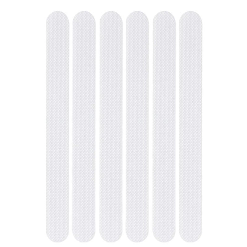 Naklejki antypoślizgowe do wanien, pryszniców i schodów, 2 x 20 cm, 6 szt., białe