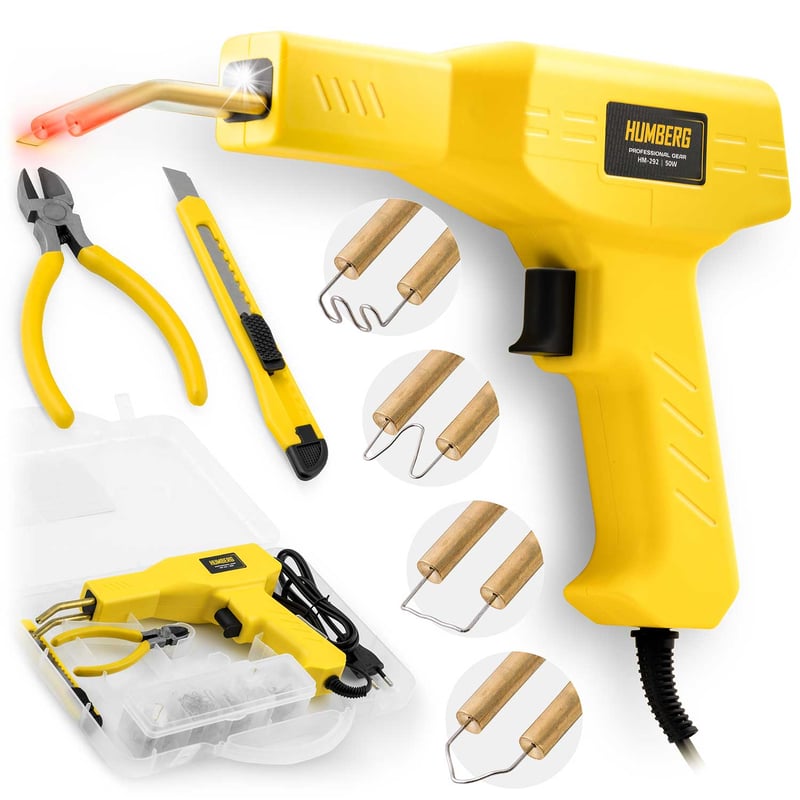 Spawarka do plastiku 50W walizka HM-292 żółta Humberg