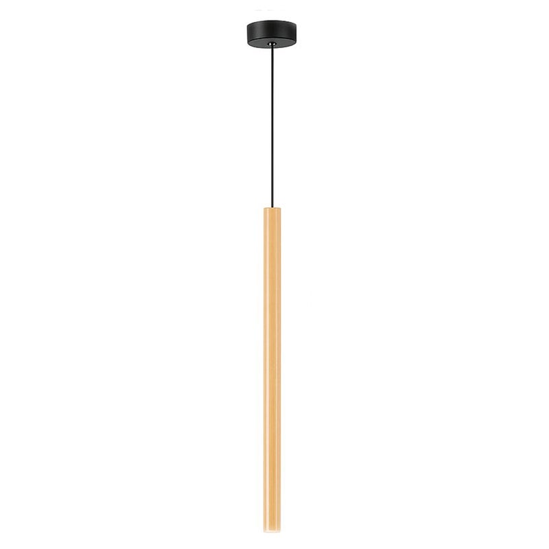 Lampa wisząca punktowa Piero LED G9 152 cm IP20 tuba sufitowa oprawa złota czarna MasterLED