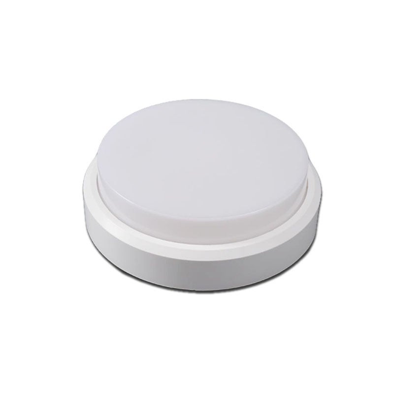 Biała lampa ścienna 17,5 x 17,5 x 5 cm, 1 sztuka, 20 W, 4000 K, światło neutralne, akrylowa, mała okrągła lampa sufitowa LED, wodoodporna