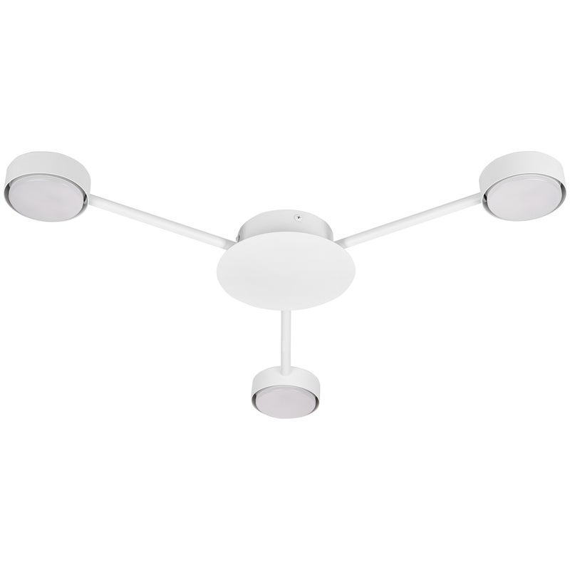 Żyrandol LED Zibo GX53 potrójna lampa sufitowa 65cm biały MasterLED