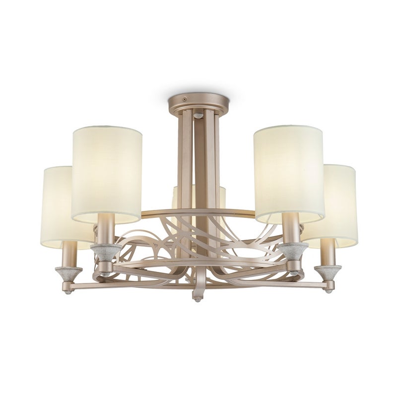 Lampa wisząca Vittoria mosiężno-złota 5xE14x40W styl klasyczny wym: 37 x 71 x 71 cm metal Maytoni
