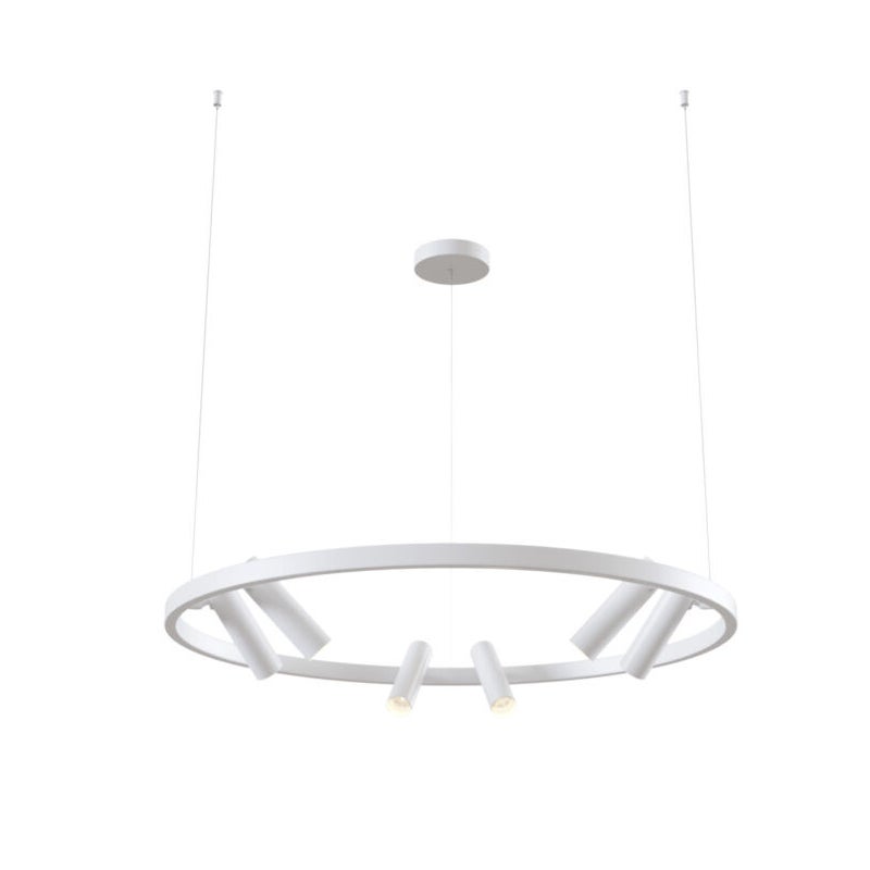 Lampa wisząca Satellite biała LED 42W 3000K 3900lm wym: 120 x 90 x 120 cm metal Maytoni