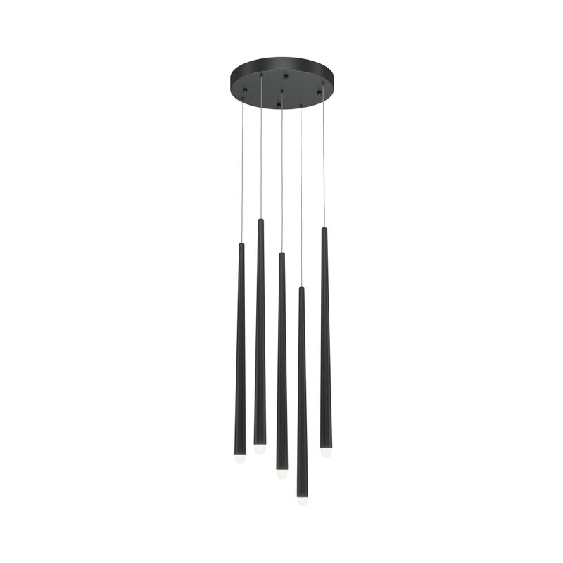 Lampa wisząca Cascade czarna LED 30W 4000K 2300lm tuby wym: 150 x 3,5 x 110 cm metal Maytoni