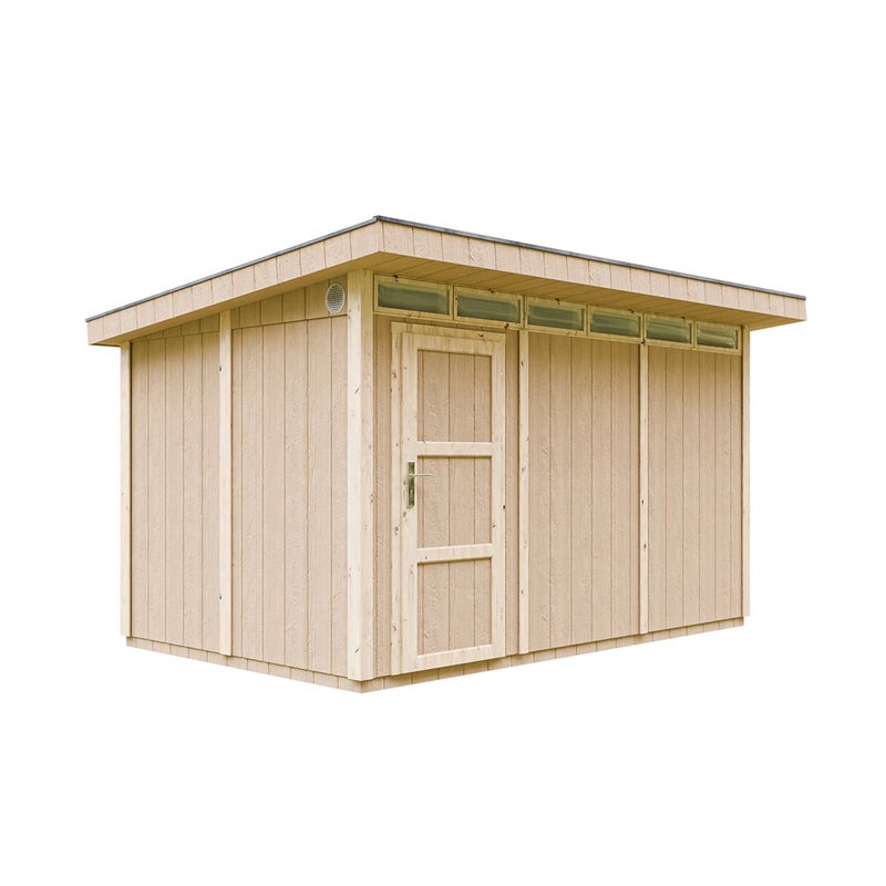 Wysokiej jakości szopa ogrodowa 8,7 m² - dł. 412 x szer. 279 cm - Timbela M904