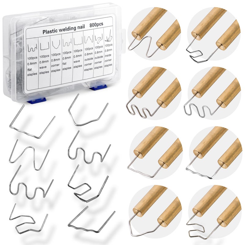 Zszywki do spawarki do plastiku 800 szt. walizka Humberg