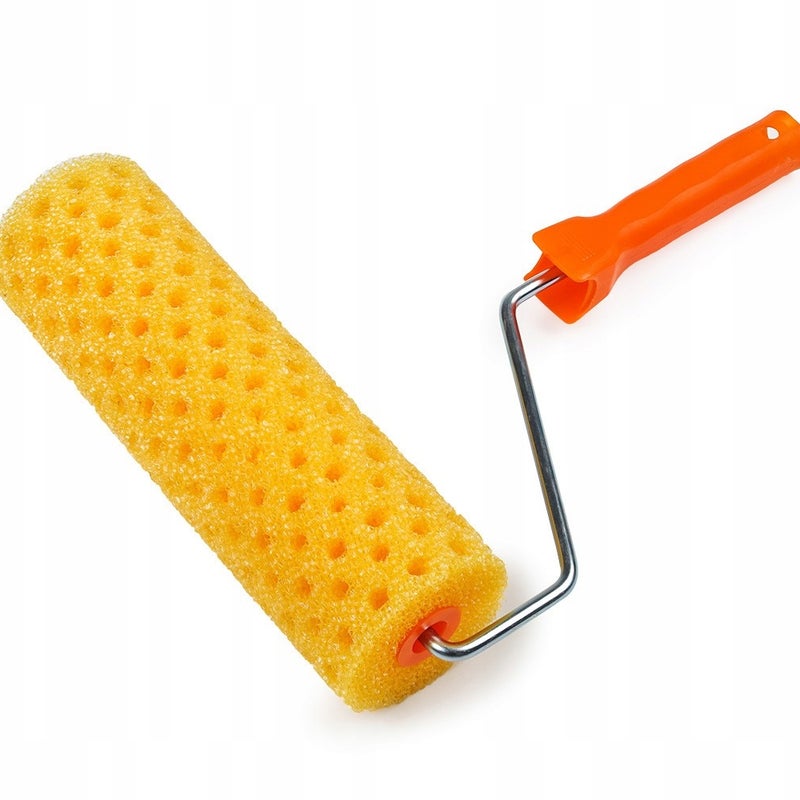 Polax Wałek malarski gąbkowy strukturalny dziury z uchwytem 25 cm