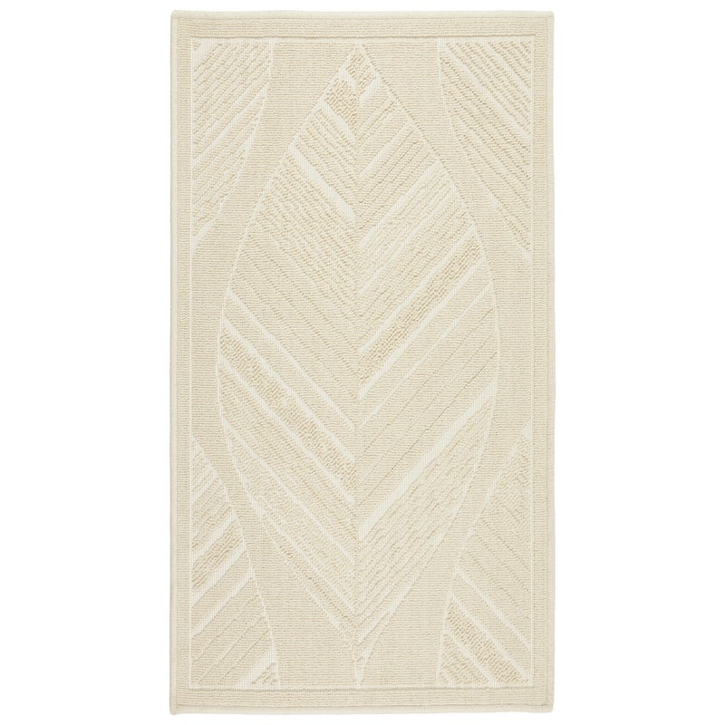 Dywanik łazienkowy Lino 73x135 cm bawełna egipska boho beżowy