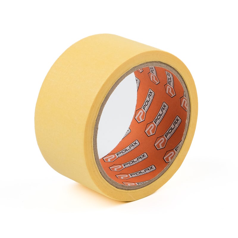 Polax Taśma malarska papierowa żółta 48 mm х 20 m