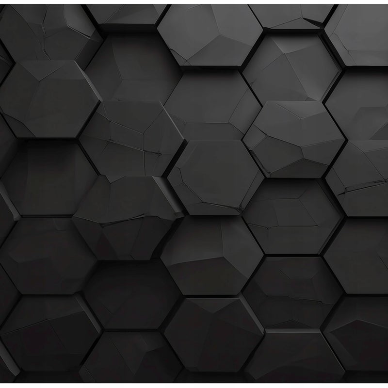 Fototapeta Dla Chłopca Heksagony Gaming 350x250 cm Tapeta Do Sypialni Salonu Kuchni Na Flizelinie