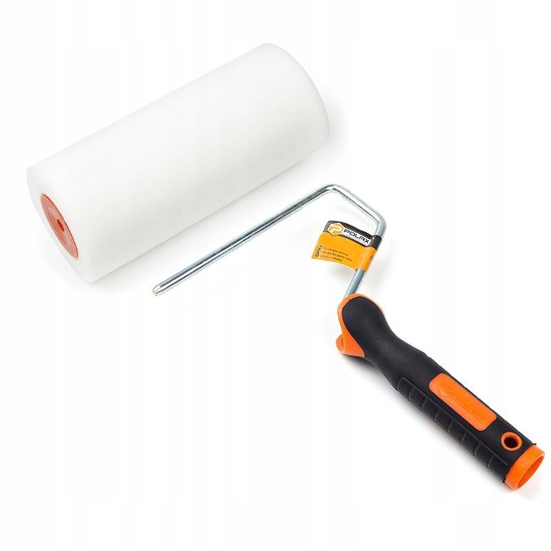 Polax Wałek malarski FOAM RUBBER (zapas) 80mm 18cm + Rączka do wałka 8x180mm