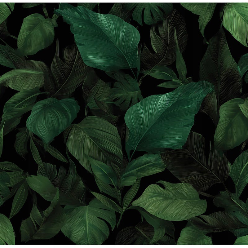 Fototapeta Liście Natura Dżungla 400x280 cm Tapeta Do Sypialni Salonu Kuchni Na Flizelinie