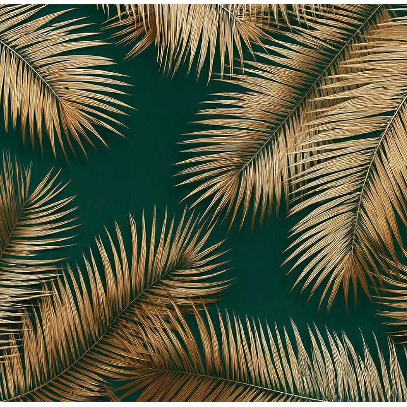 Fototapeta Liście Abstrakcja Glamour 400x280 cm Tapeta Do Sypialni Salonu Kuchni Na Flizelinie