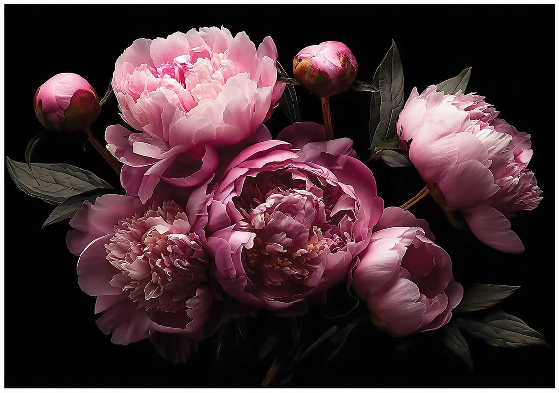 Fototapeta Kwiaty Piwonie Natura 350x250 cm Tapeta Do Sypialni Salonu Kuchni Na Flizelinie