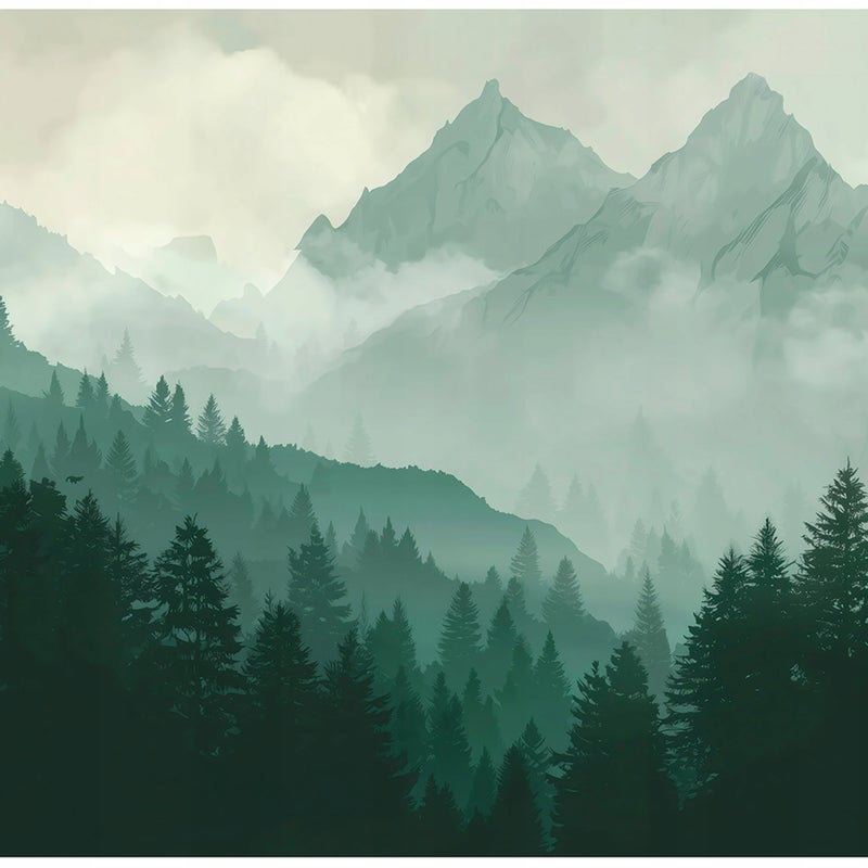 Fototapeta Las Góry Natura 300x210 cm Tapeta Do Sypialni Salonu Kuchni Na Flizelinie