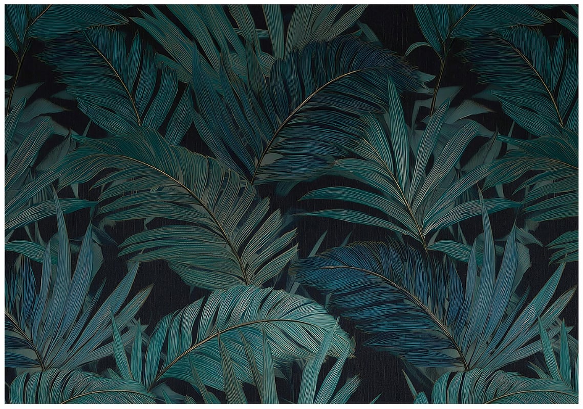 Fototapeta Liście Dżungla Tropikalny 250x175 cm Tapeta Do Sypialni Salonu Kuchni Na Flizelinie