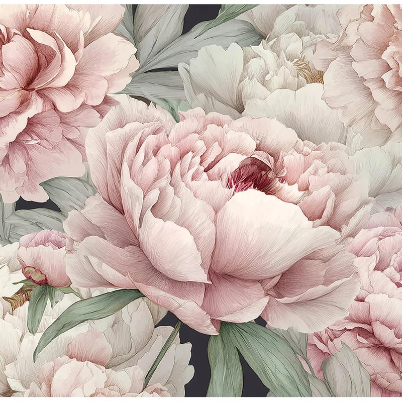 Fototapeta Kwiaty Piwonie Natura 400x280 cm Tapeta Do Sypialni Salonu Kuchni Na Flizelinie