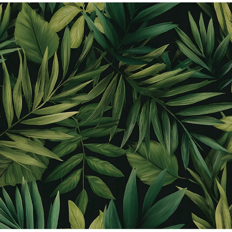 Fototapeta Liście Dżungla Tropikalny 350x250 cm Tapeta Do Sypialni Salonu Kuchni Na Flizelinie