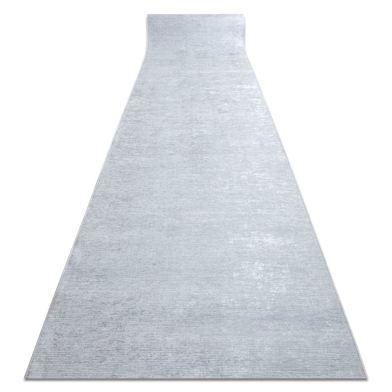 CHODNIK podgumowany DO PRANIA LOTUS SMOOTH 52421 Melanż szary 100cm 100x320 cm