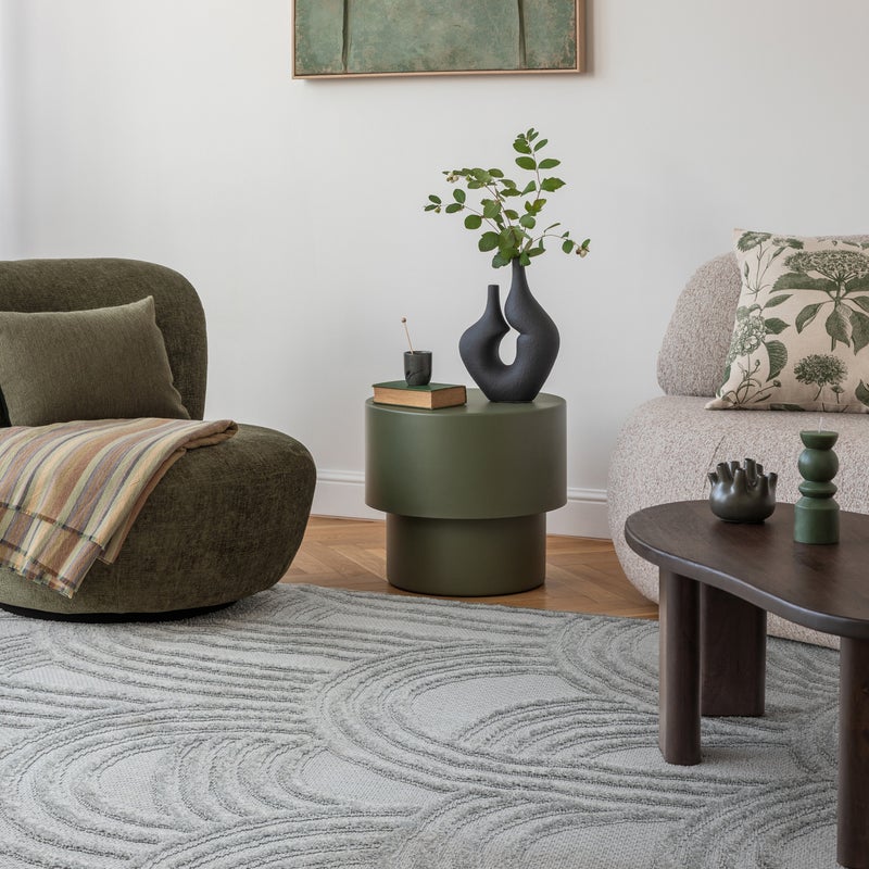 Dywan Boho Cora 200x300 cm abstrakcja szary