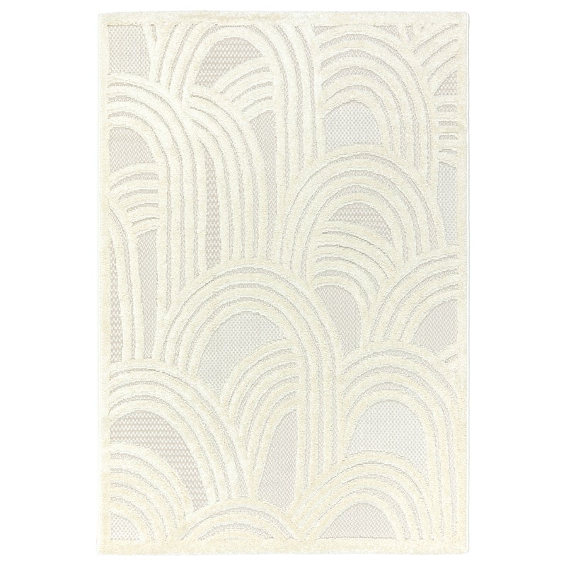 Dywan Boho Cora 120x170 cm abstrakcja kremowy