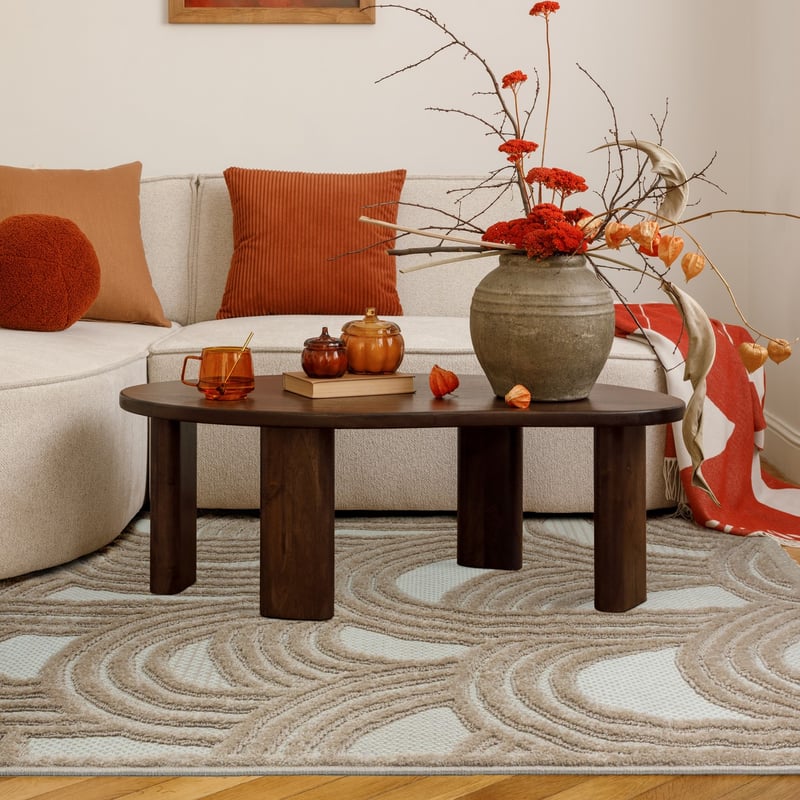 Dywan Boho Cora 160x230 cm abstrakcja beżowy