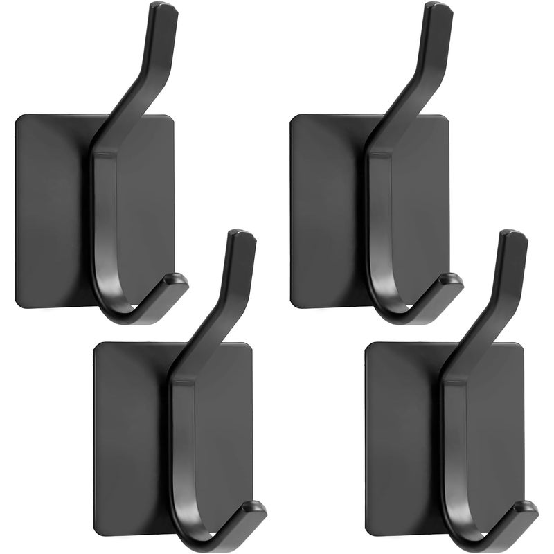 sztuki samoprzylepnych haczyków ściennych – mocne, samoprzylepne, podwójne haczyki – można stosować na szafkach, drzwiach i ścianach – bez wiercenia –