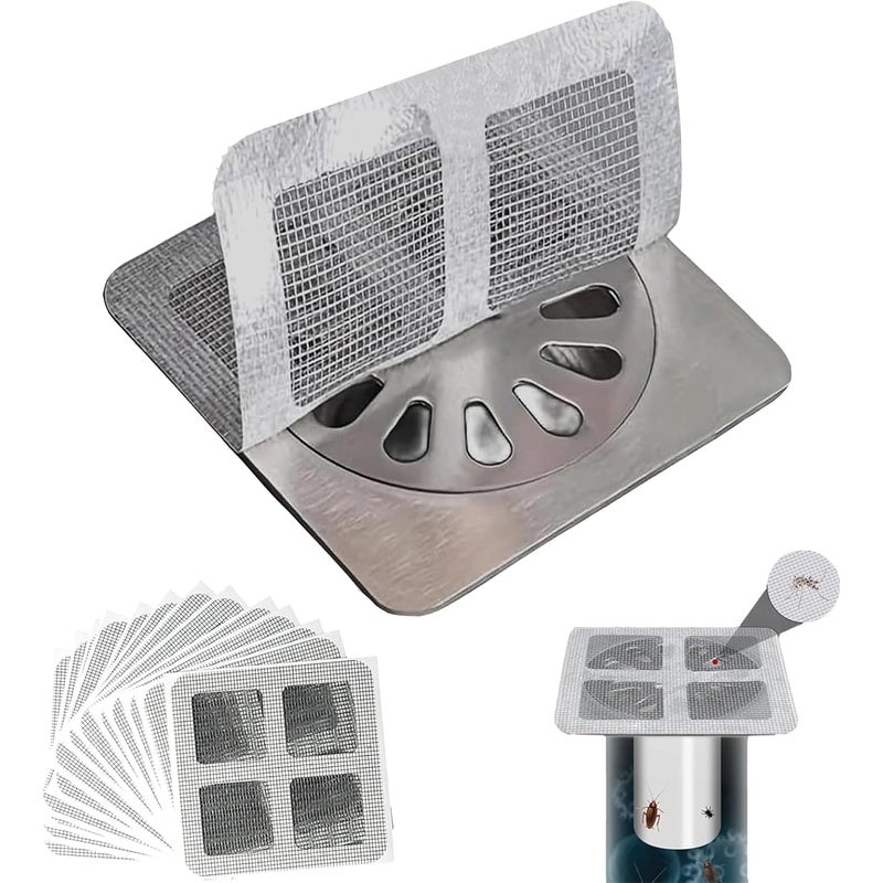 40 sztuk jednorazowego łapacza włosów do prysznica, filtr do prysznica i wanny Smavles, filtr do zlewu kuchennego, jednorazowy łapacz włosów do odpływ