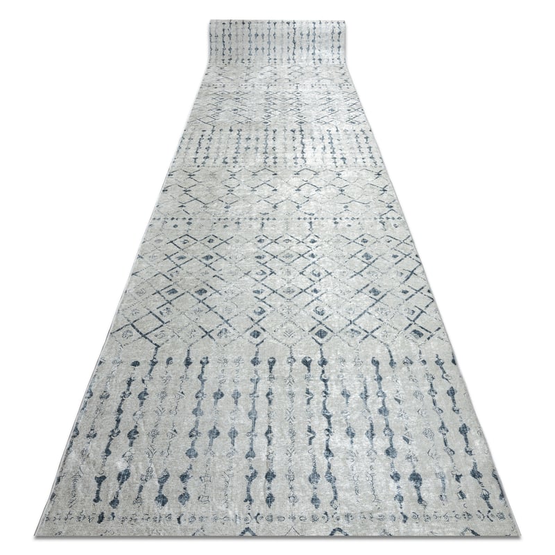 CHODNIK podgumowany DO PRANIA LOTUS OASIS 43570 Boho beż 80cm 80x990 cm