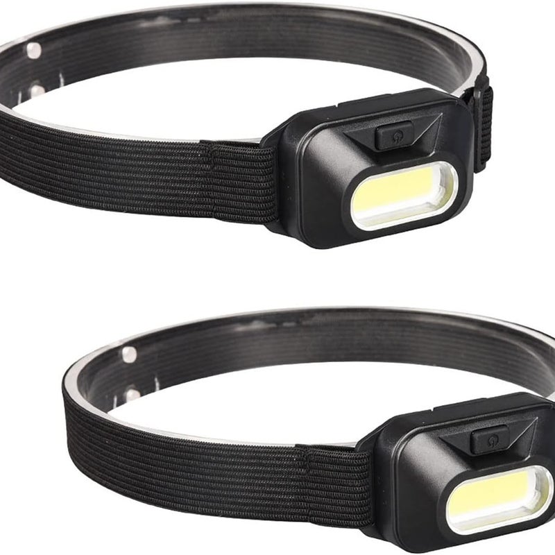 2-częściowa, lekka latarka czołowa LED – mocna, profesjonalna latarka czołowa dla dorosłych i dzieci