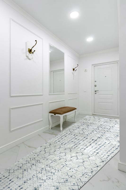 CHODNIK podgumowany DO PRANIA LOTUS OASIS 43570 Boho beż 80cm 80x800 cm