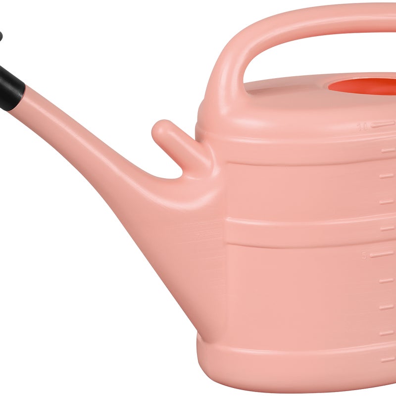 Konewka 10L z przystawką do zraszania, różowa pastelowa , wielosezonowa, Geli