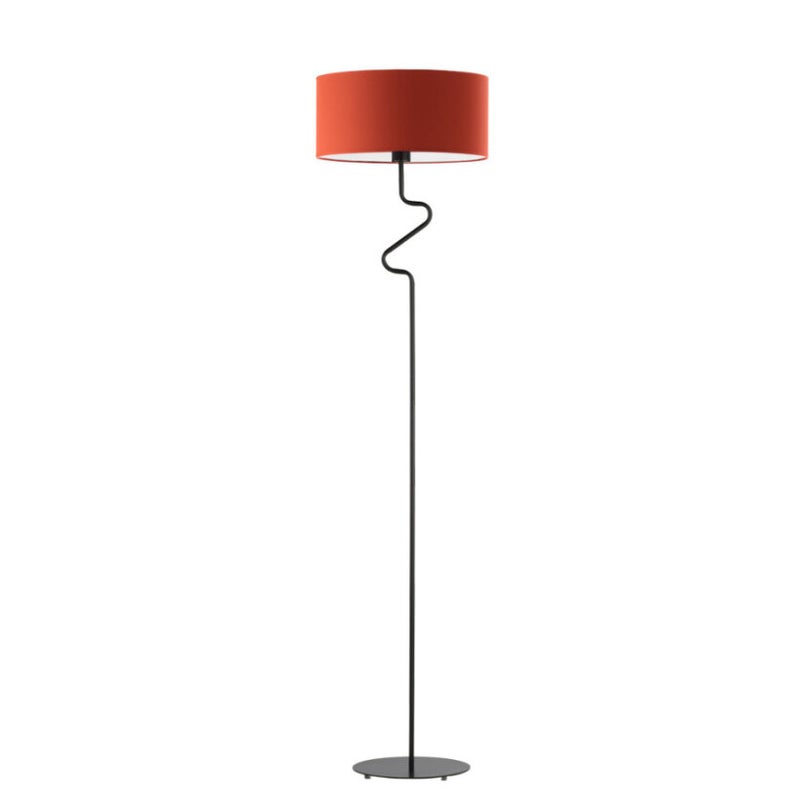 Lampa stojąca podłogowa z abażurem walec VESSO