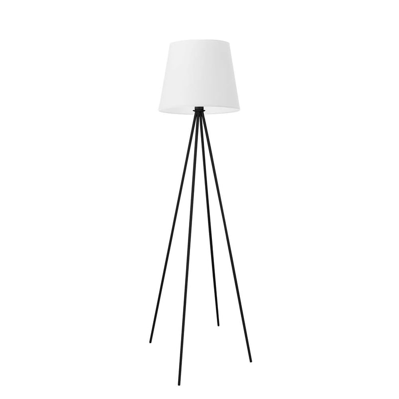 Lampa stojąca podłogowa trójnóg z abażurem stożek SOLARIS