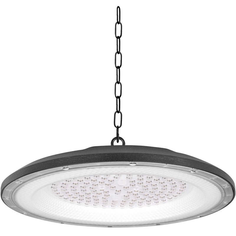 Lampa high bay LED DSp 200W 38,2cm IP65 4500K neutralna biel montaż na haku okrągła MasterLED