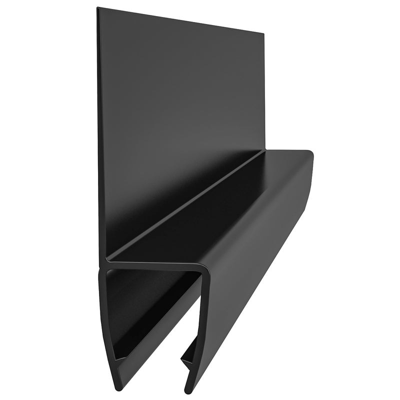 200 cm CZARNA USZCZELKA DO KABIN KABINY PRYSZNICOWEJ SZKŁA MIĘDZY SZYBY 4 5 6mm - 200CM