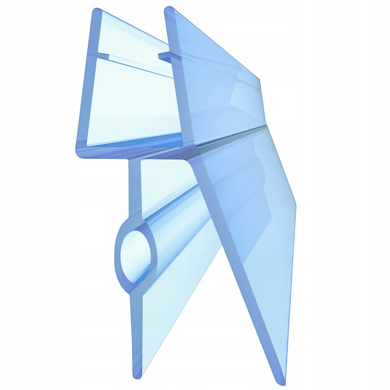 100 cm USZCZELKA DOLNA DO KABINY PRYSZNICOWEJ DRZWI LUB PARAWANU NAWANNOWEGO DOLNA Z OKAPNIKIEM 4 5 6 MM 100CM