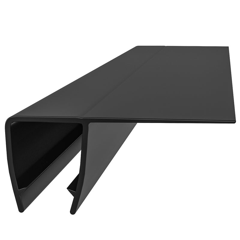 200 cm CZARNA USZCZELKA DO KABINY PRYSZNICOWEJ DRZWI SZKLANYCH SZKŁA 4 5 6 MM - 200CM
