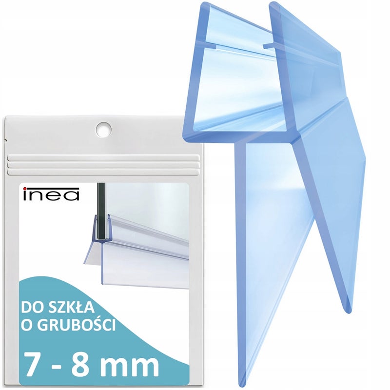 130 cm USZCZELKA DO KABINY PRYSZNICOWEJ DRZWI PARAWANU DOLNA POZIOMA 7-8mm 1.3 metra