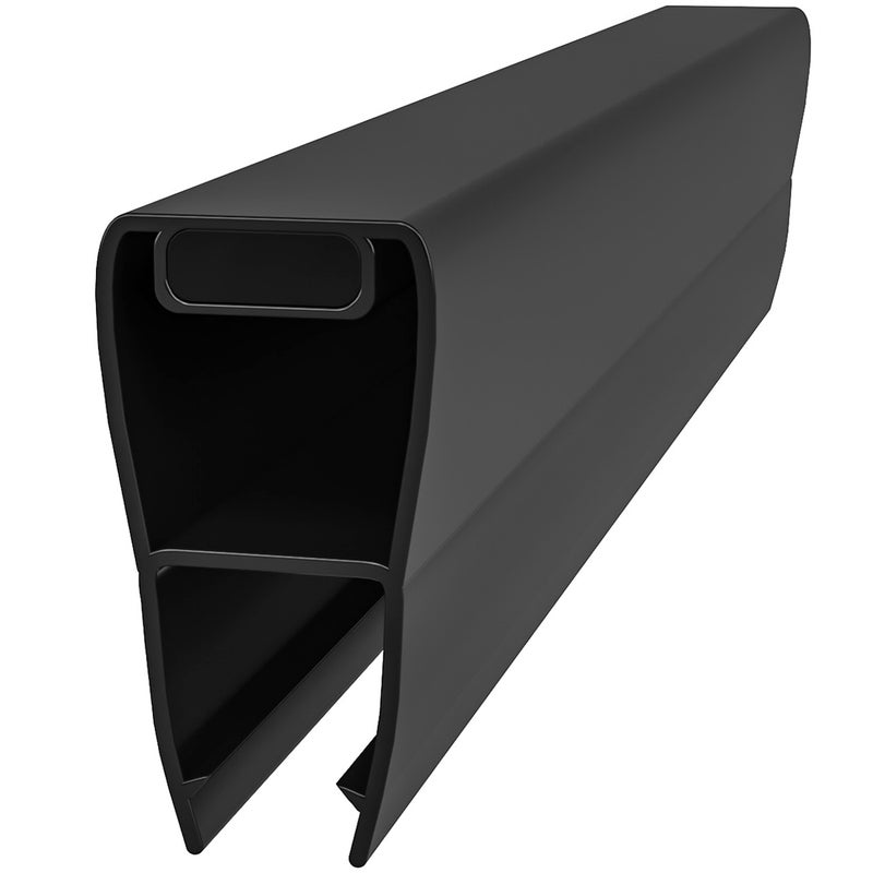 200 cm CZARNA USZCZELKA MAGNETYCZNA DO KABINY PRYSZNICOWEJ DRZWI PRYSZNICOWYCH Z MAGNESEM - USZCZELKA Z MAGNESAMI 4-6 MM 200CM