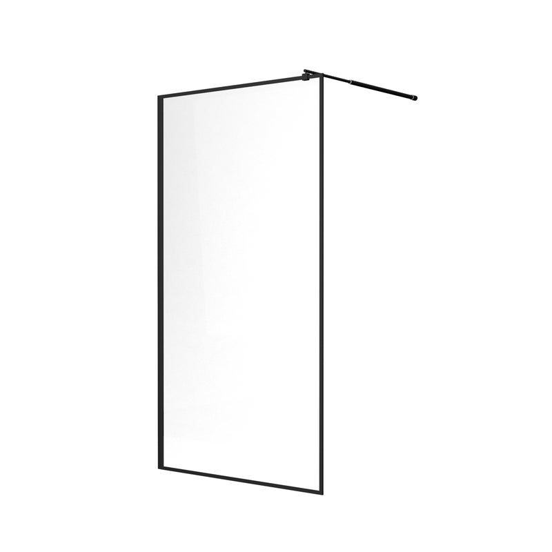 Ścianka prysznicowa SEVANTE MASTI 90x195 Walk-In czarna 1 szt.