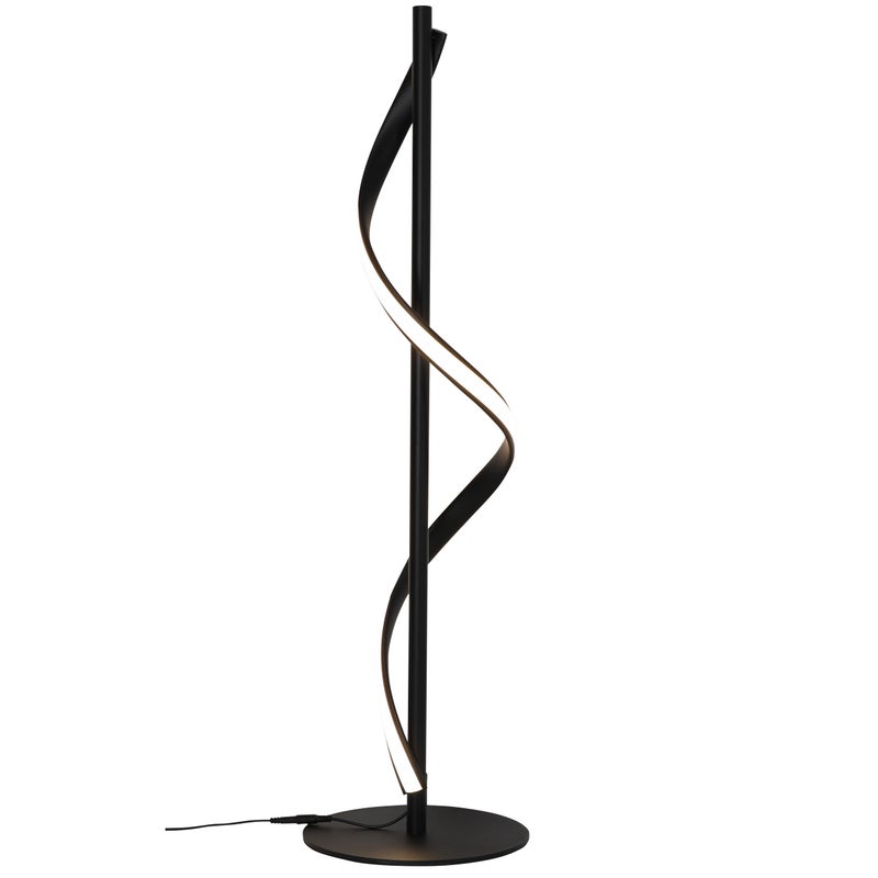 Lampa podłogowa LED 90cm 20W neutralna biel 4000K stojąca nocna czarna matowaXUDO