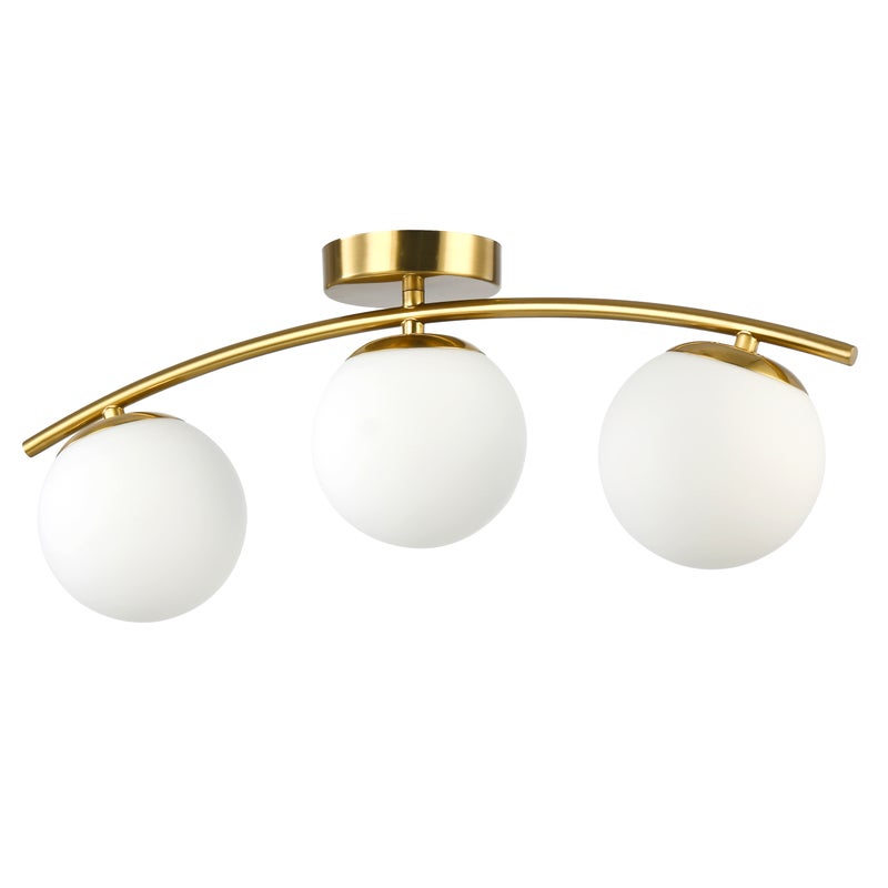 Żyrandol LED Bali E27 potrójny lampa wisząca 51 cm IP20 złoty MasterLED