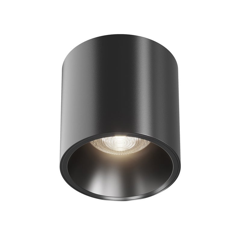 Lampa sufitowa reflektor Alfa Led czarna LED 12W 4000K 900lm wym: 7 x 7 x 7 cm aluminium Maytoni