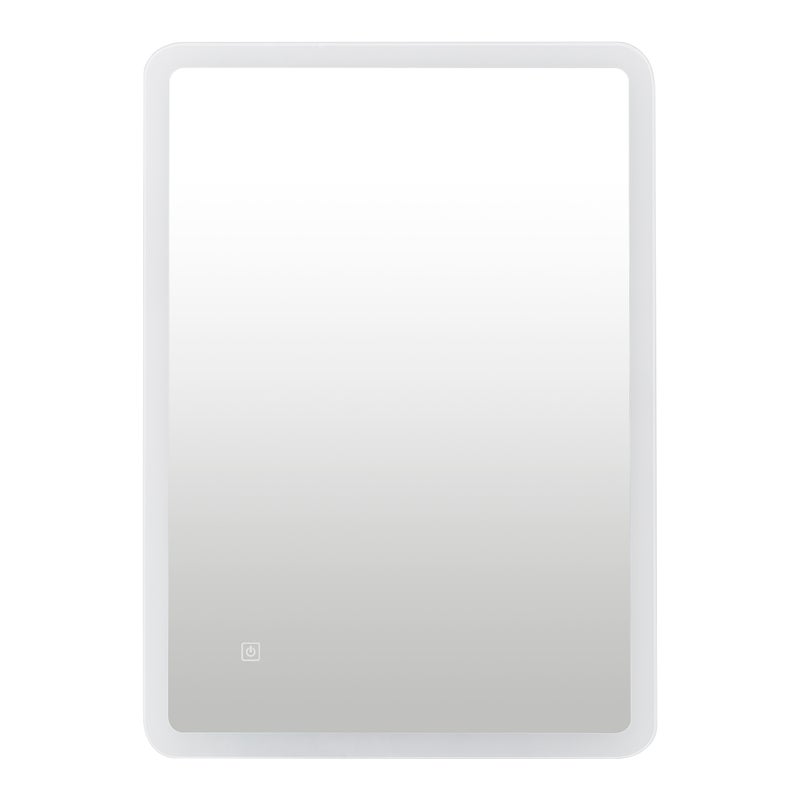 BALNEO - Lustro łazienkowe podświetlane 60x120 cm - zmiana barwy ściemnianie antypara - Lustro ścienne prostokątne LUMIN z dotykowym przełącznikiem