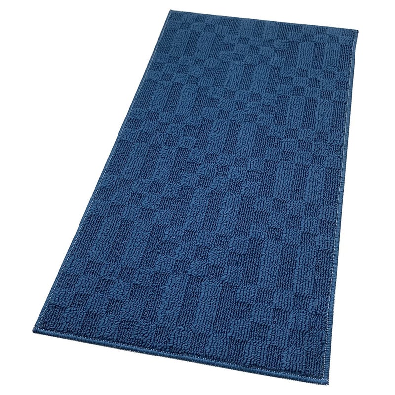 Dywanik łazienkowy 3D Miękki Chłonny Antypoślizgowy Dywanik Nocny 45x75 Cm Niebieski