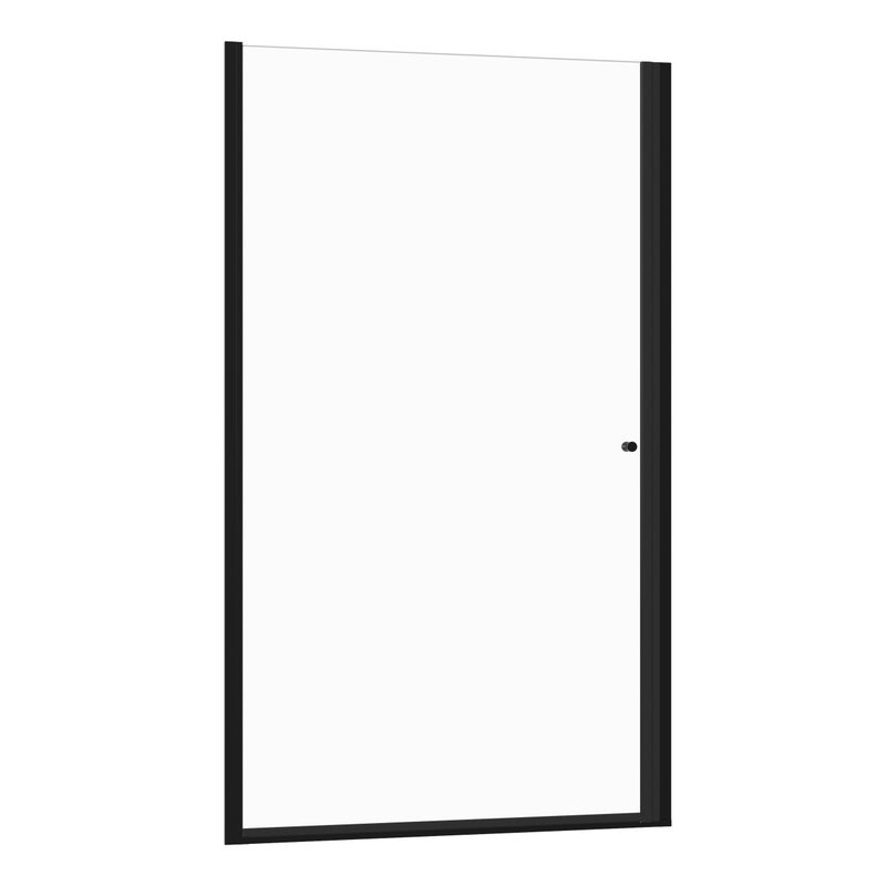 Drzwi prysznicowe uchylne GUNTUR SEVANTE 80 cm czarne 1 szt.