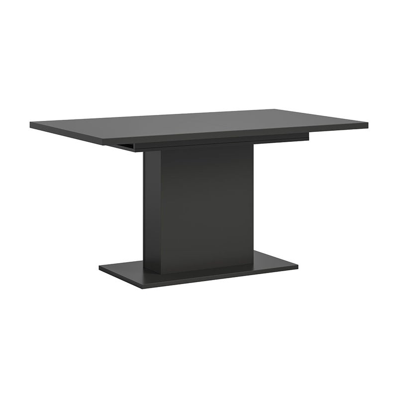 Motion stół do jadalni podstawa kolumnowa 90x150/190 cm z 1 wkładką szary.